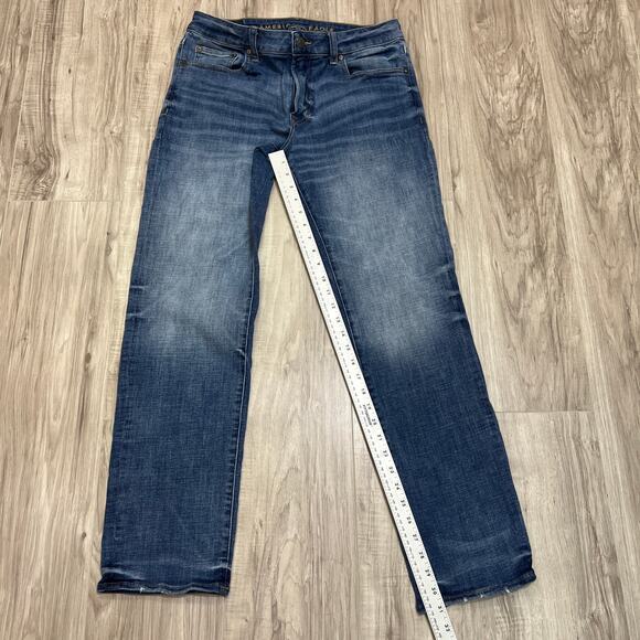 American Eagle Next Level Flex Slim Straight Leg Jeans Size W33 L32 - Picture 5 of 11